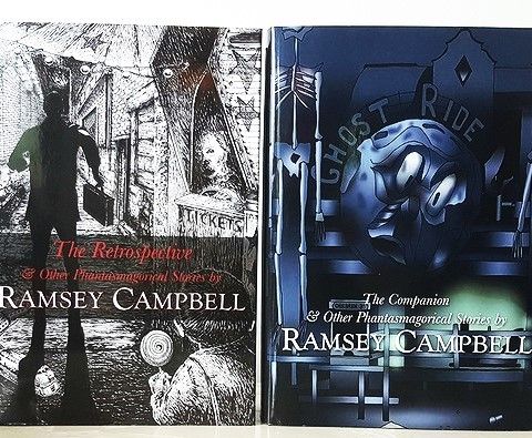 Ramsey Campbell novelle samlinger. Engelsk hardcover.
