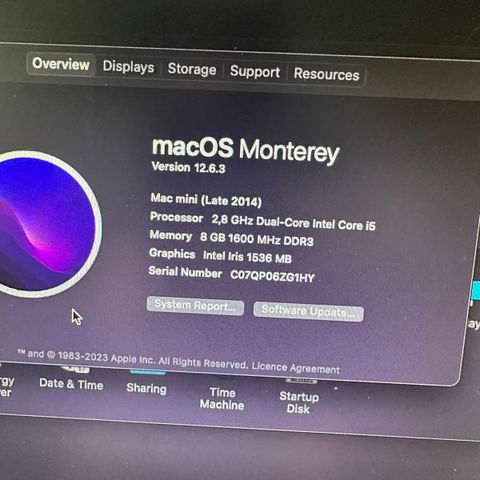 Mac mini 2014 8GB RAM + Fusion Drive