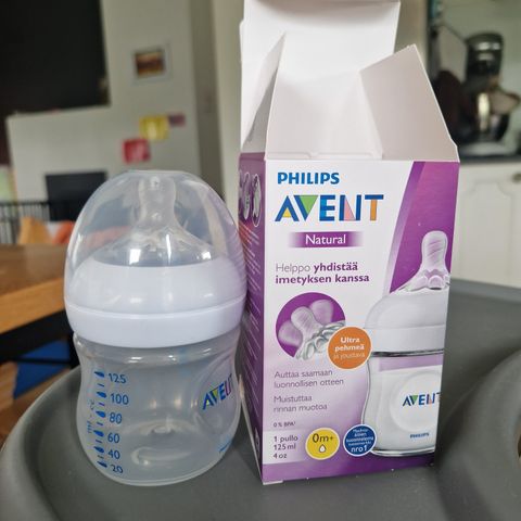 Tåteflaske Philips Avent, 0-6 mnd, 125 ml