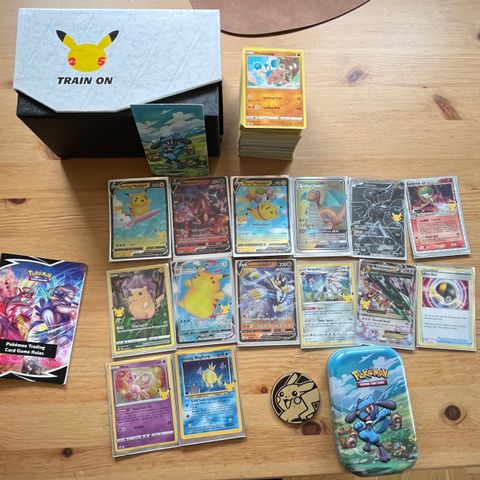 Pokemonkort og pokemonfigurer