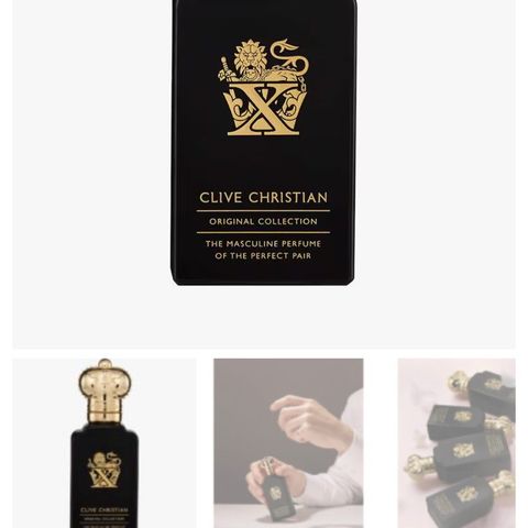 CLIVE CHRISTIAN Masculine X 50 ML nesten ubrukt