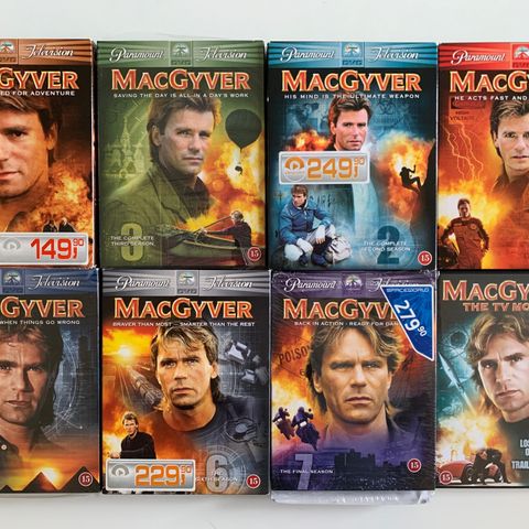 MacGyver komplett serie (norsk tekst)