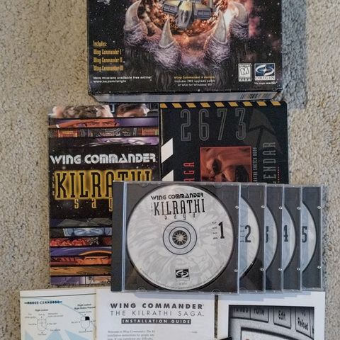 " Wing Commander: The Kilrathi Saga " Pc -1996 Origins Systems -engl.