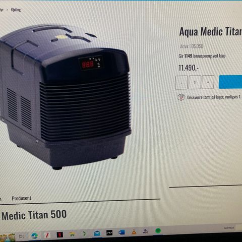 Kjøleaggregat Aqua Medic Titan 500