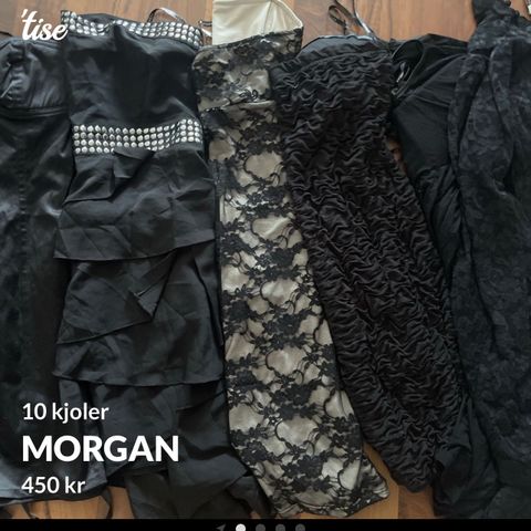 10x svarte kjoler Morgan
