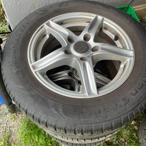 Hjul/Dekk med felger 5x112 Vw,Skoda osv