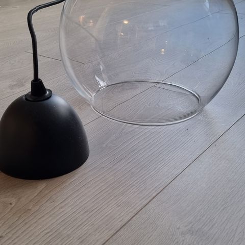 Taklampe glass