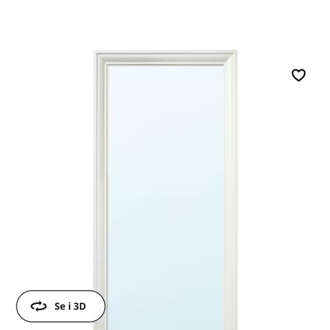 Speil IKEA 75x165 cm
