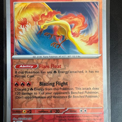 Pokemon 151 - Moltres 146 (Reverse Holo)