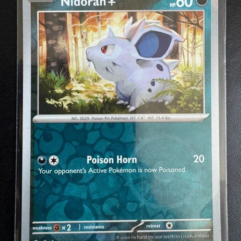 Pokemon 151 - Nidoran 29 (Reverse Holo)