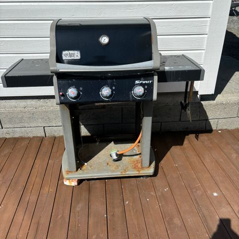 Weber grill gis bort