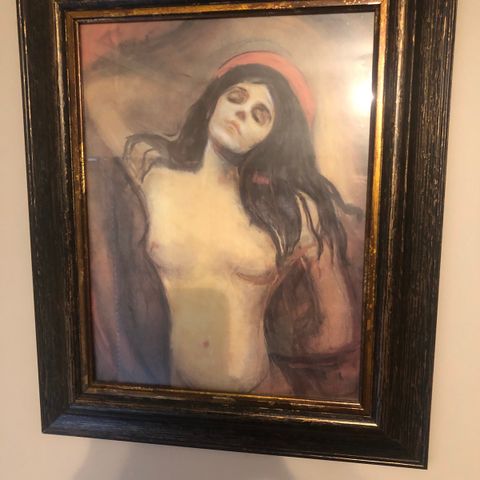 Edvard Munch Madonna plakat i ramme