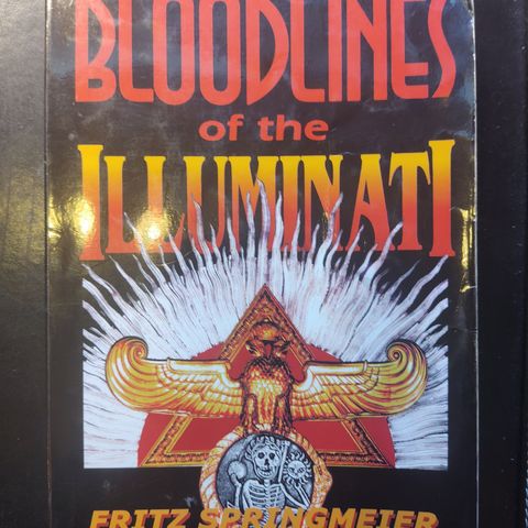 Bloodlines of the Illuminati sjelden, stor vintage bok