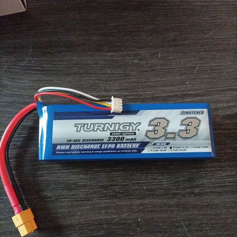 Lipo batteri 3300 mah