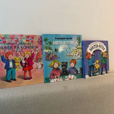 Barnebøker Karsten og Petra