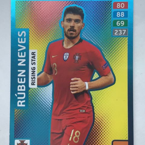 Panini - RUBEN NEVES - PORTUGAL - RISING STAR Nr.291