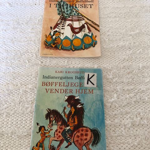 Indianergutten Bøffelibøff 2 pocketbøker (hentes/sendes)