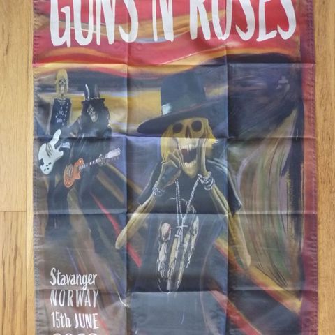 Guns N' Roses Stavanger Norway 15th June 2022 Banner