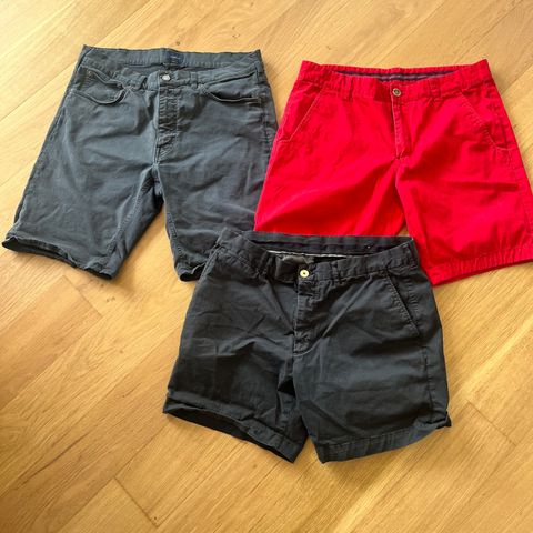 Gant og Peak Performance shortser