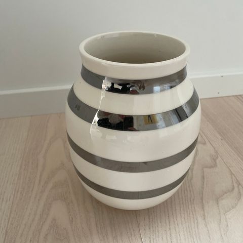 Kähler vase sølv