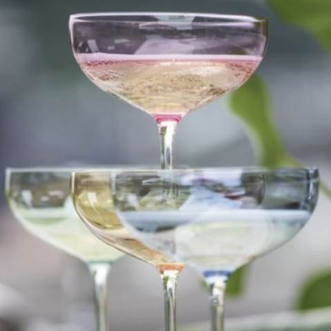 Magnor Happy champagneglass rosa