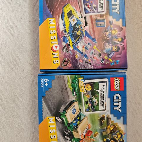 Lego City /missions pakke 60353 og 60355