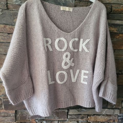 Rock & Love genser i ull/mohair