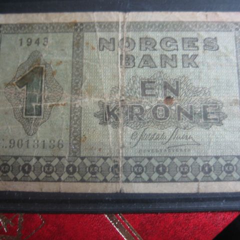 1 kr 1943 serie F