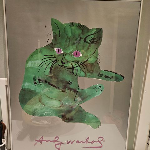 Andy Warhol print- profesjonelt innrammet