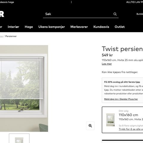 Persienner Debel Twist