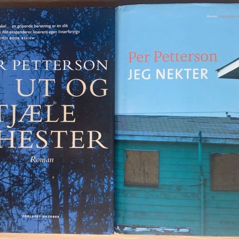 Selges samlet - Per Petterson - Ut og stæle hester - Jeg nekter