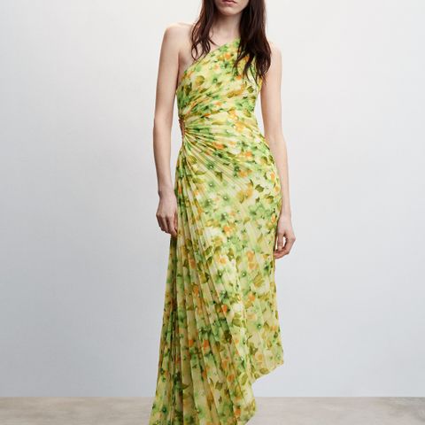 Mango asymmetrisk kjole
