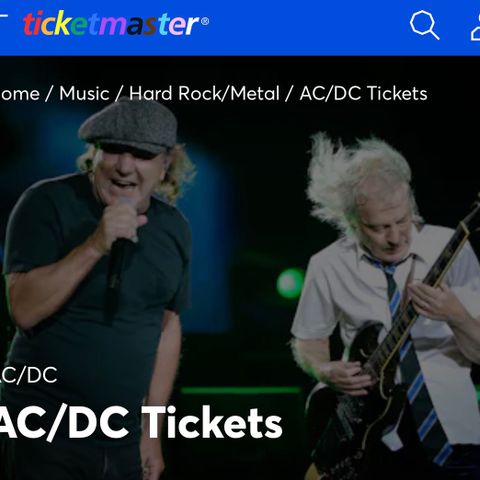 Billetter til AC/DC Wembley 7 Juli