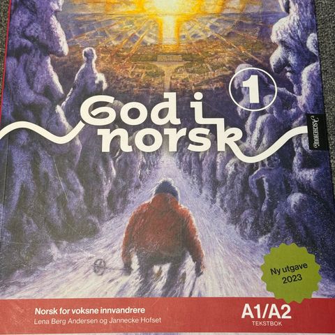 God i Norsk. A1-A2. Arbeidsbok og Textbok. Nesten Nye. Etter KURS 4-5.2024