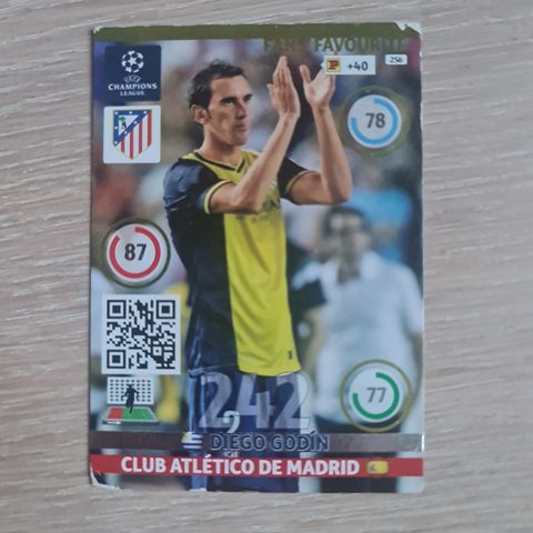 DIEGO GODIN CL ADRENALYN XL 14/15 FANS FAVOURITES