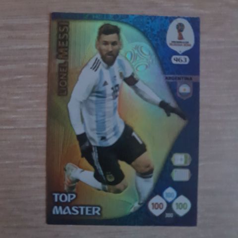 LIONEL MESSI ADRENALYN XL WORLD CUP 2018 TOP MASTER