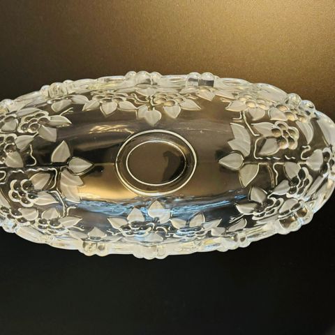 Oval  Glass skål