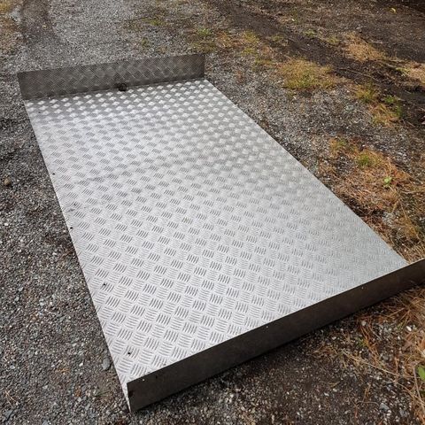 Aluminium plattform /takplater