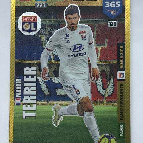 Panini - MARTIN TERRIER - OLYMPIQUE LYONNAIS - FANS FANS’ FAVOURITE Nr.138