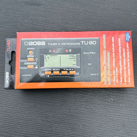 Boss TU-80 Tuner & Metronome