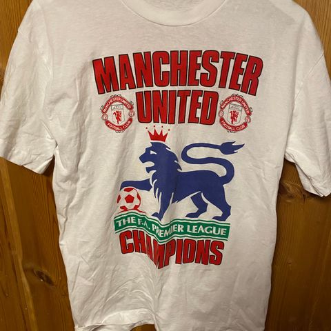 Vintage Manchester United T-skjorte 92/93