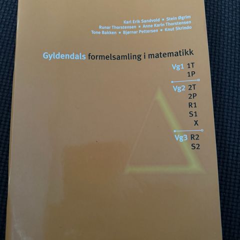 Gyldendals formelsamling i matematikk