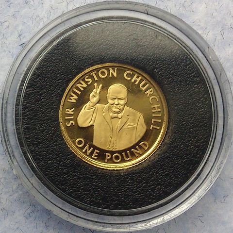 2006, Sir Winston Churchill, 1/25 oz, 999 gull.