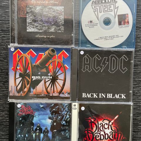 Hardrock og metall-cd-er