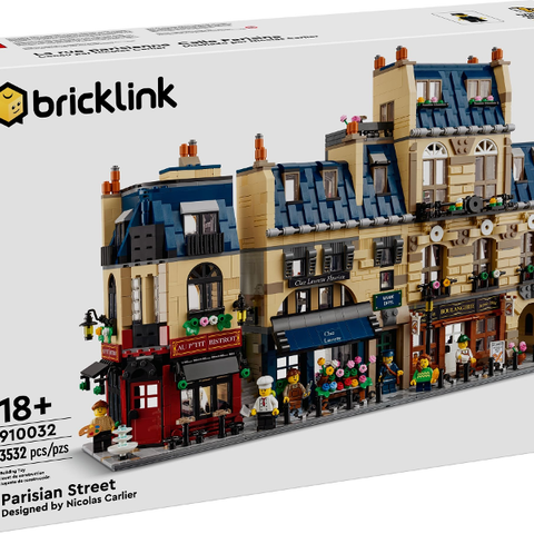 Uåpnet Lego BrickLink 910032 Parisian Street