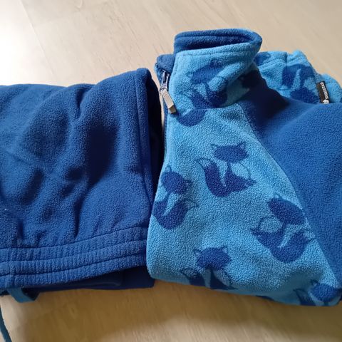 Skogstad fleece jakke og bukse. Str 8 år/ 128