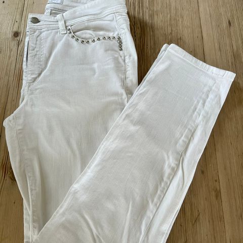 Cambio hvit bukse