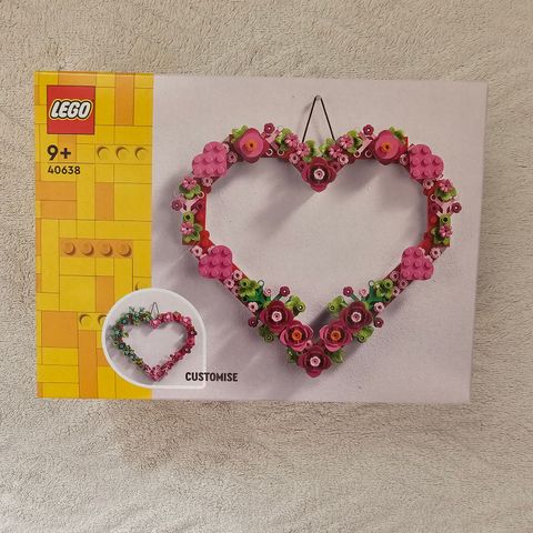 Lego blomster 40638 hjertepynt