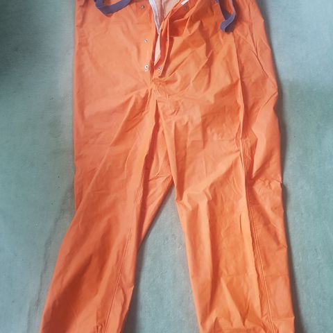 HELLY HANSEN oljeregn-/gummibukse oransje str.: 58-60 Extra Large