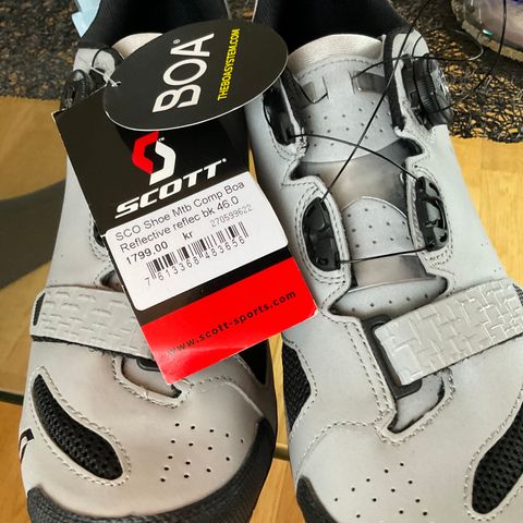 SCOTT COMP BOA REFLECTIVE MTB SHOES 2024 GREY Str 46